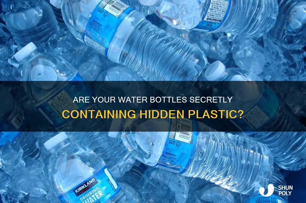 can water bottles have plastic in it