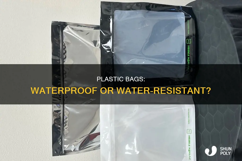 can water seep through plastic bags