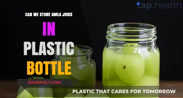 Storing Amla Juice in Plastic Bottles: Safe or Risky?