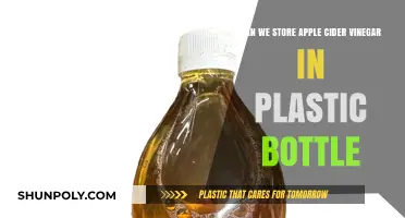 Storing Apple Cider Vinegar: Is Plastic Bottle Safe for Longevity?