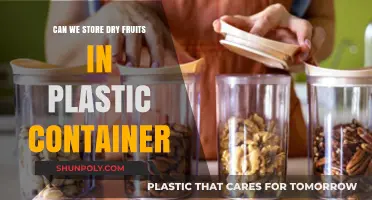 Preserving Dry Fruits: The Pros and Cons of Plastic Containers