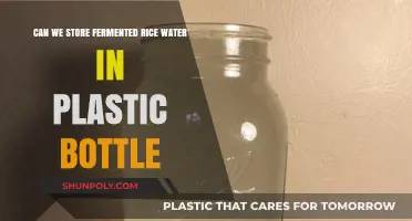 Storing Fermented Rice Water: Plastic Bottles Safe or Not?