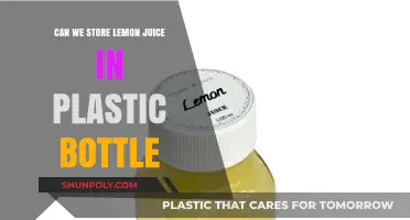 Storing Lemon Juice in Plastic Bottles: Safe or Risky Choice?