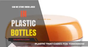Storing Onion Juice: Is Plastic Safe for Long-Term Use?