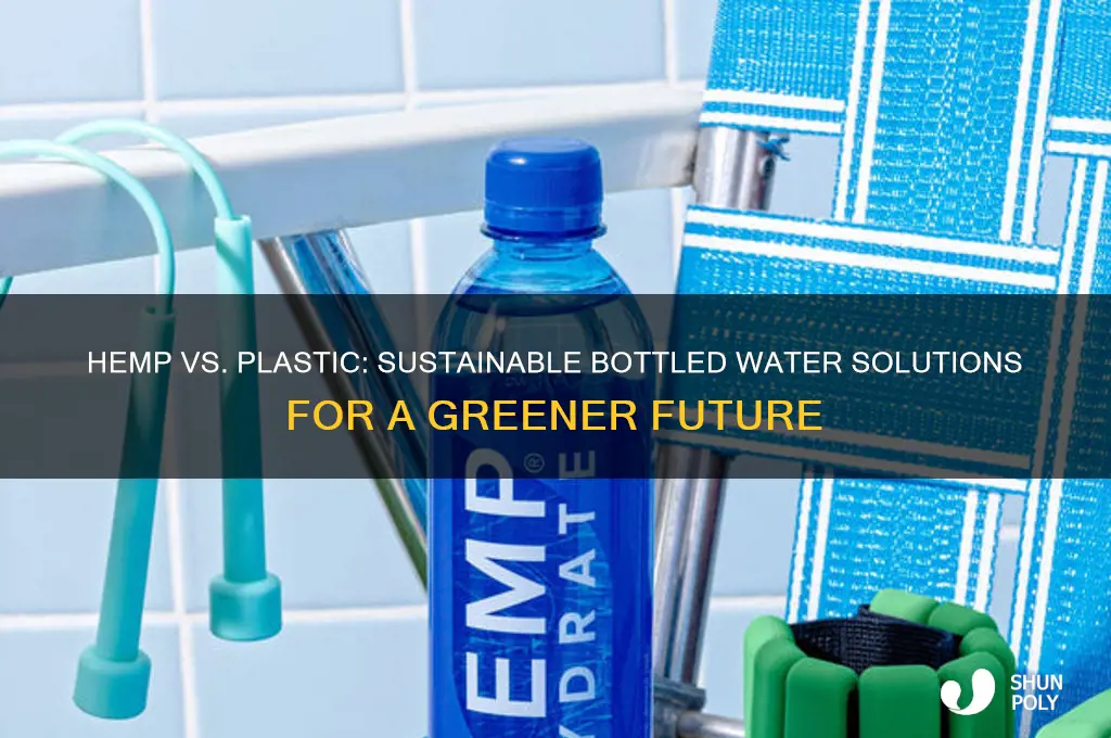 can we use hemp instead of plastic for bottled water