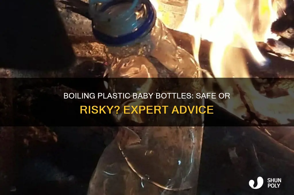 can you boil plastic baby bottles