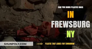 Burning Plastic Bags: Frewsburg, NY Regulations