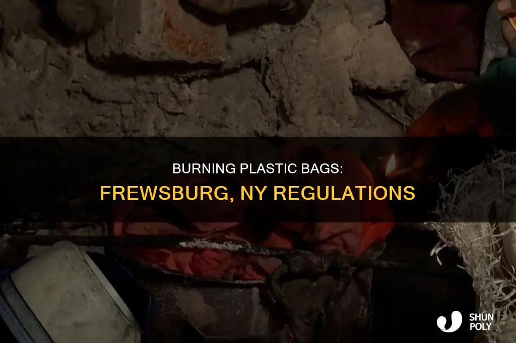 can you burn plastic bags in frewsburg ny