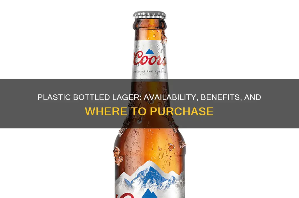 can you buy lager in plastic bottles