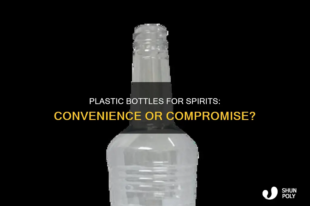 can you buy spirits in plastic bottles