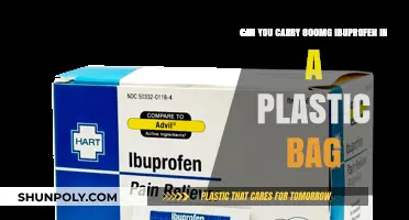 Ibuprofen On-the-Go: Plastic Bag Storage?