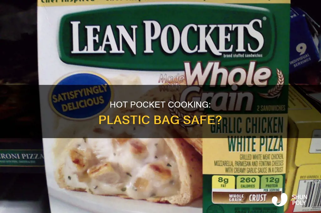 can you cook hot pocket in plastic bag