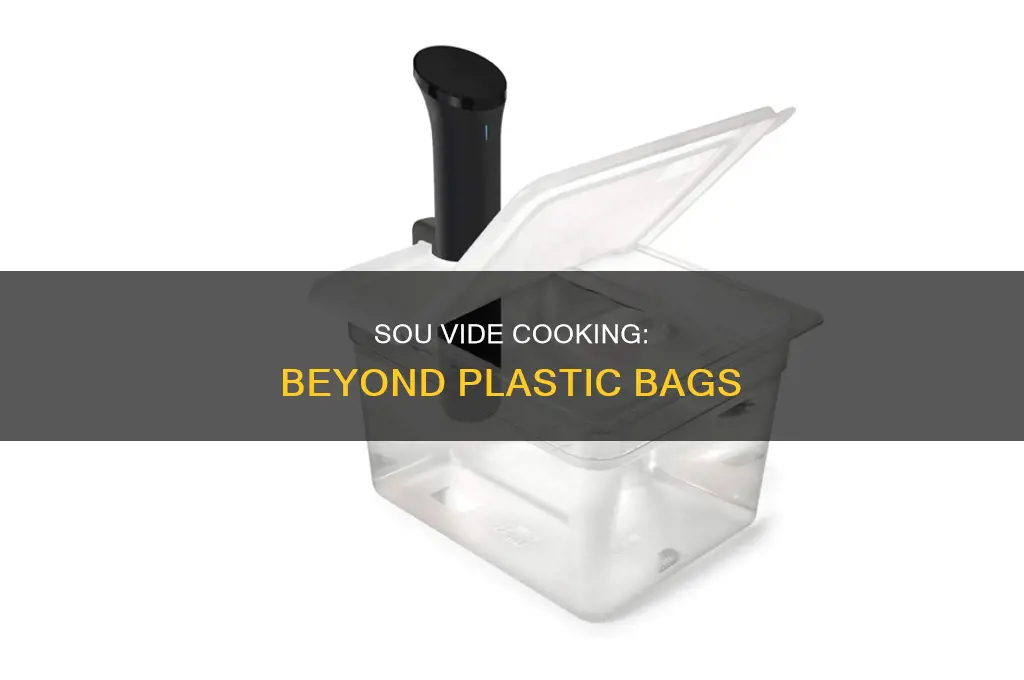 can you cook sou vide without a plastic bag