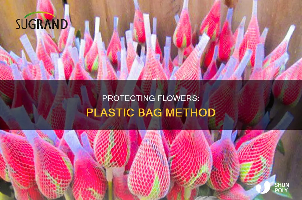 can you cover flowers with plastic bags