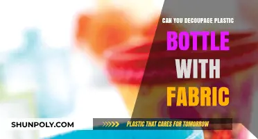 Decoupage Plastic Bottles with Fabric: Creative Upcycling Ideas & Tips