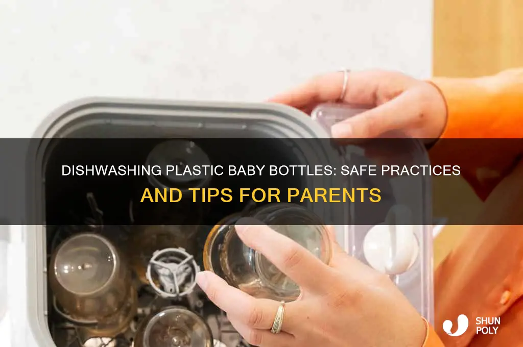 can you dish wash a plastic baby bottle