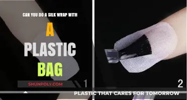 Silk Wrapping: Plastic Bag Hack for Smooth Nails