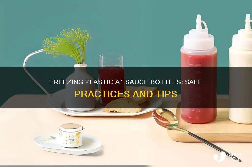 can you freeze a plastic a1 sauce bottle
