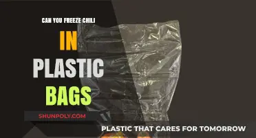 Freezing Chili: Plastic Bag Storage Tips