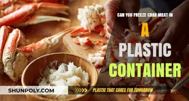 Preserving Freshness: The Ultimate Guide to Freezing Crab Meat in Plastic Containers