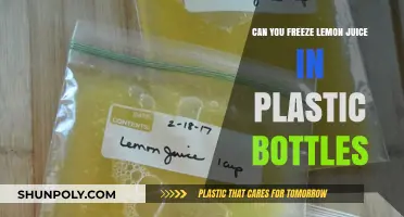 Freezing Lemon Juice in Plastic Bottles: A Complete Guide