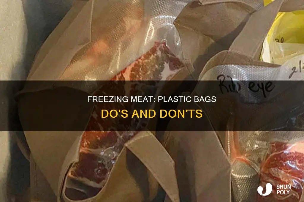 can you freeze meat in plastic bags