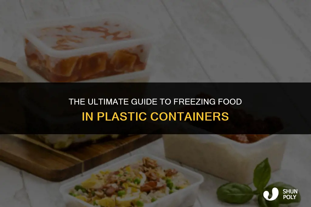 can you freeze plastic tupperware