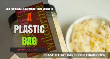 Freezing Sauerkraut: Plastic Bag Method