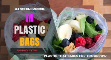 Freezing Smoothies: Plastic Bags, a Smart Storage Solution?