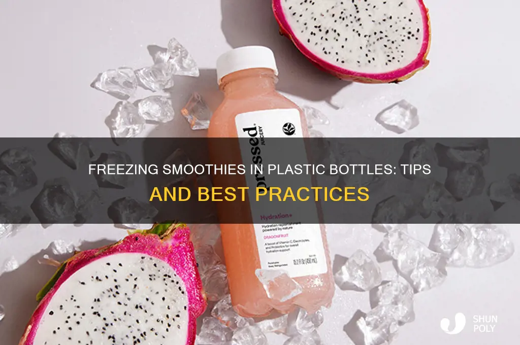 can you freeze smoothies in plastic bottles