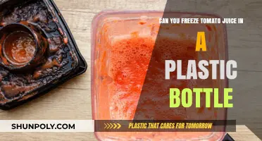Freezing Tomato Juice in Plastic Bottles: Tips and Best Practices