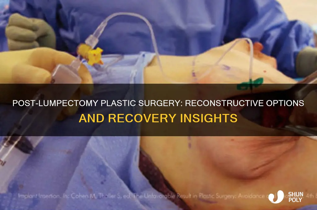 can you get plastic surgery after a lumpectomy