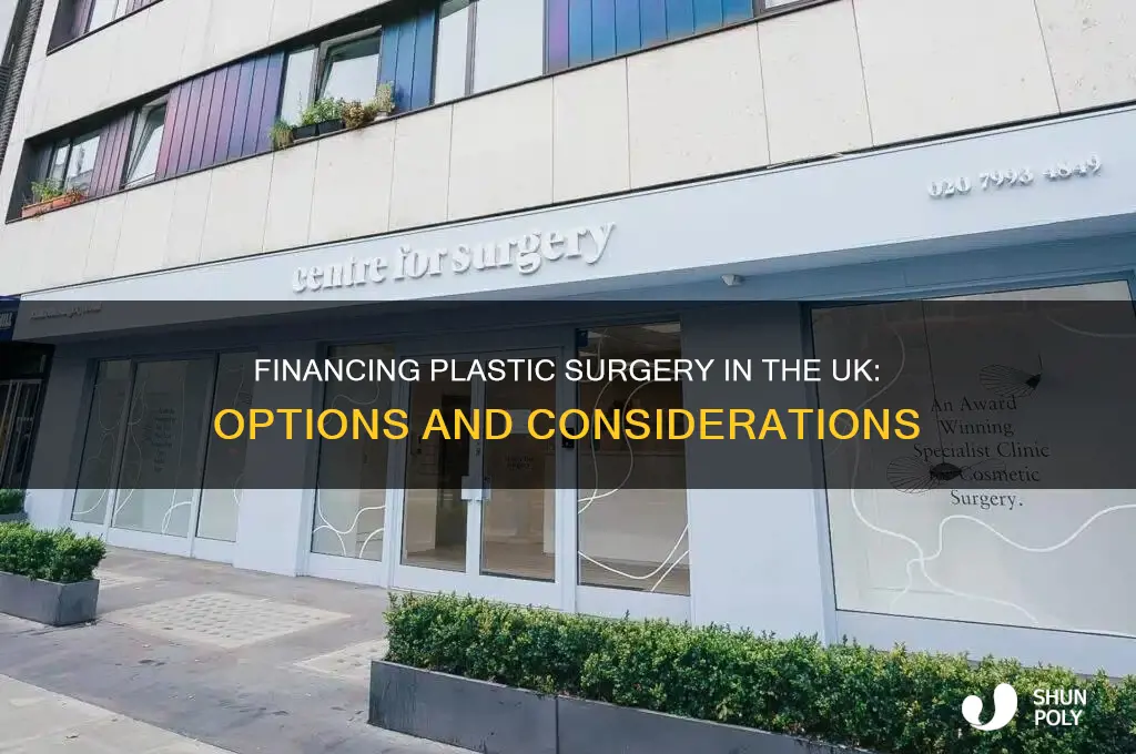 can you get plastic surgery on finance uk