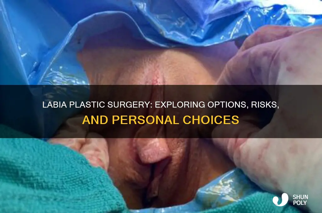 can you get plastic surgery on your labia