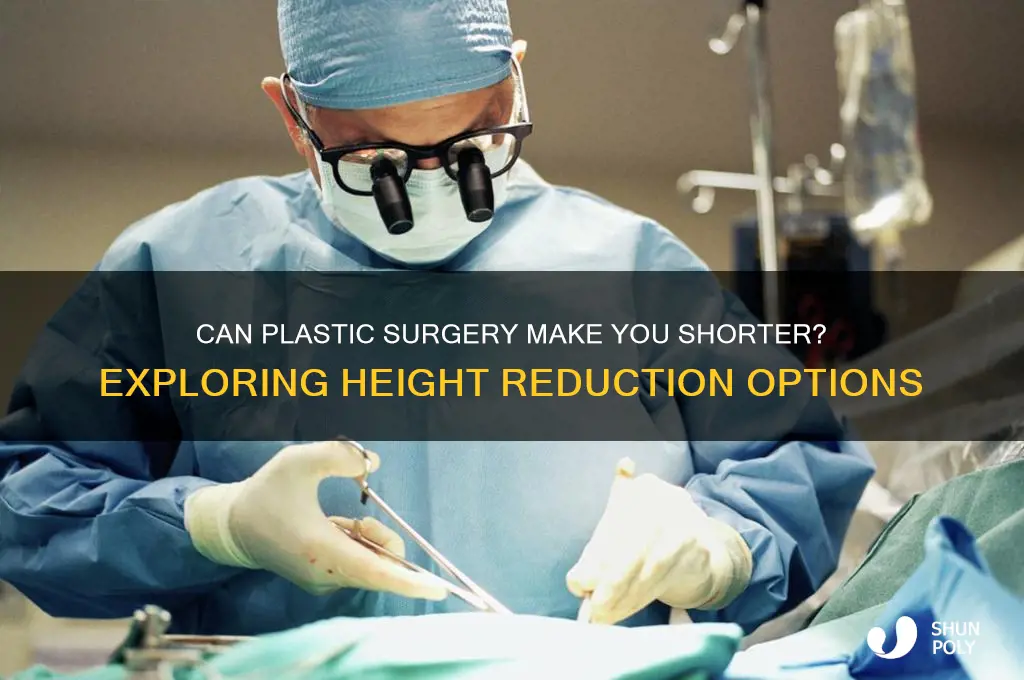 can you get plastic surgery to be short