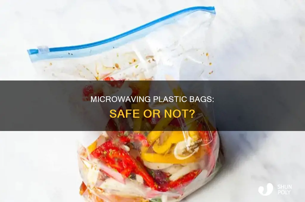 can you heat a plastic bag in the microwave