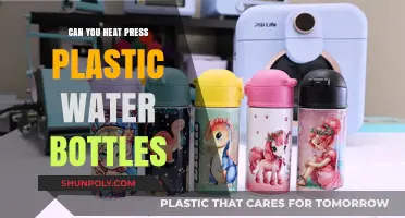 Can You Heat Press Plastic Water Bottles? A DIY Guide