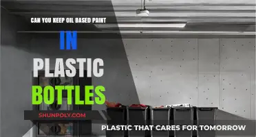 Storing Oil-Based Paint in Plastic Bottles: Safe or Risky?