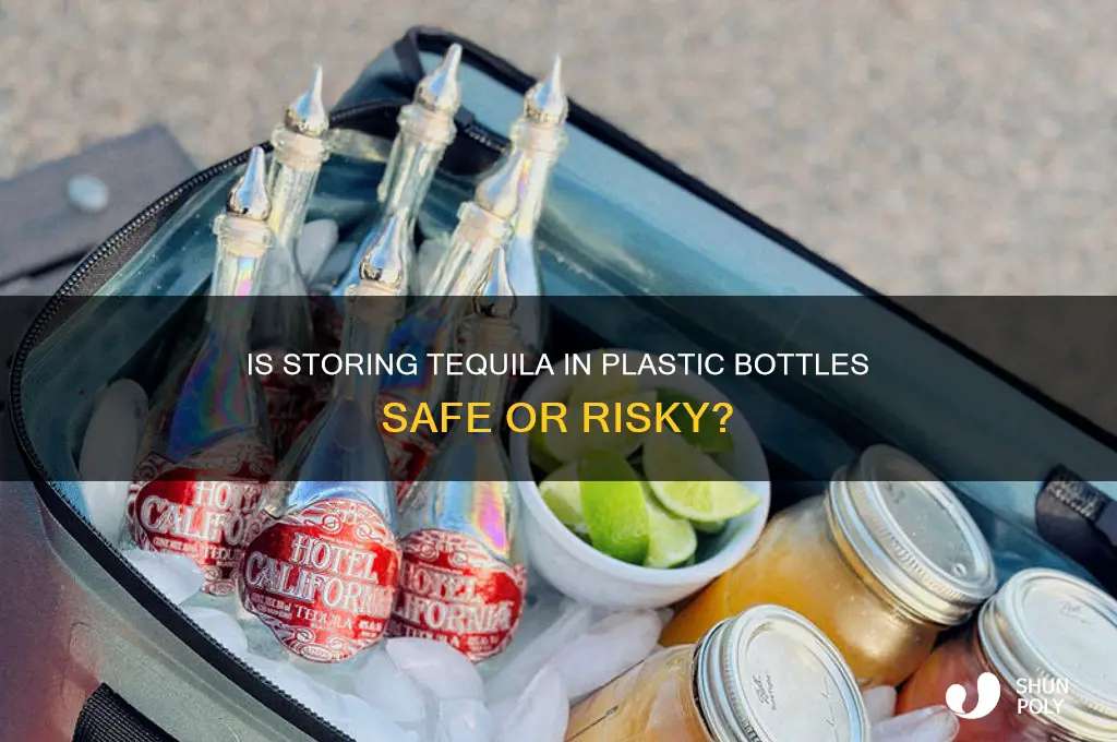 can you keep tequila in a plastic bottle