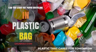 Recycling Paper: Plastic Bags, Yes or No?