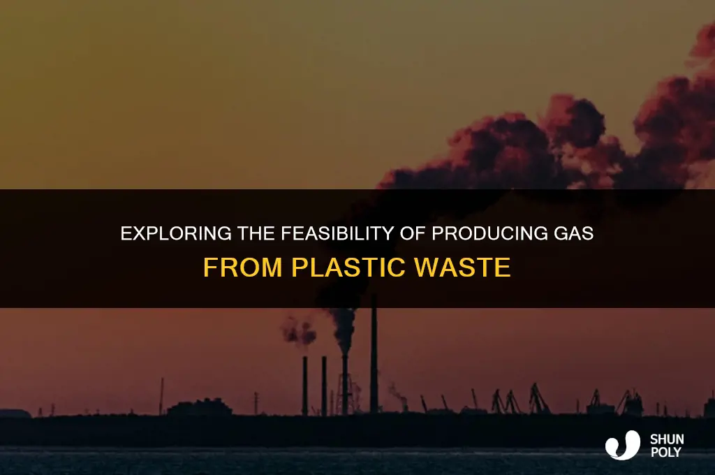can you make gas from plastic