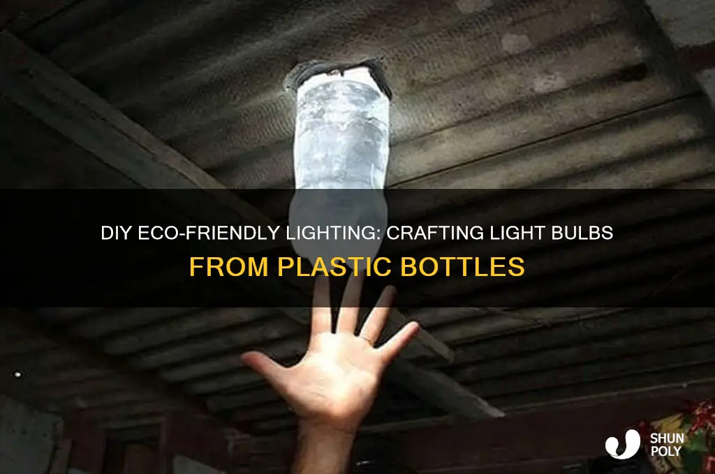 can you make light bulb out of plastic bottles