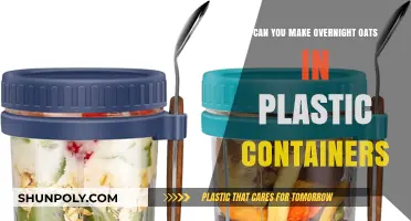 Easy Overnight Oats in Plastic Containers: A Healthy Breakfast Hack