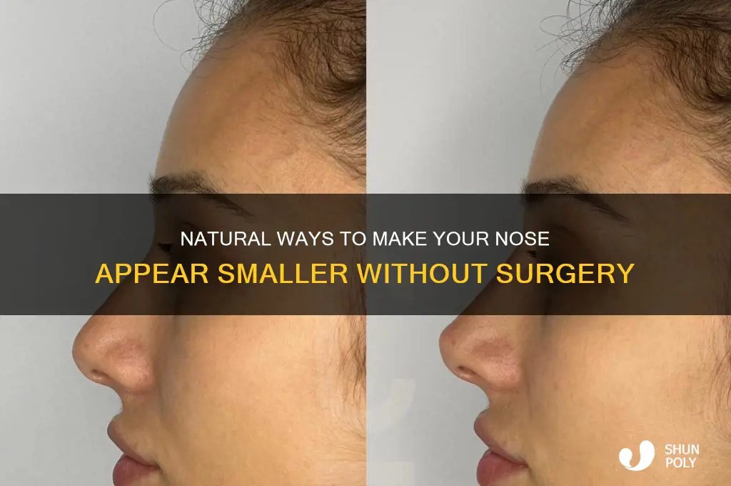 can you make your nose smaller without plastic surgery
