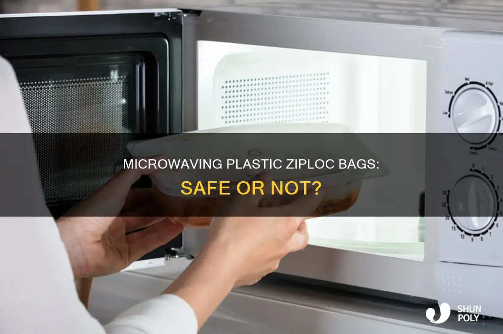 can you microwave plastic ziploc bags