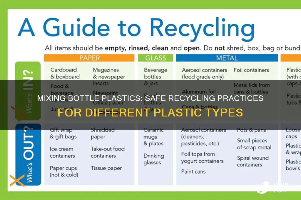 can you mix bottle plastic with other plastic