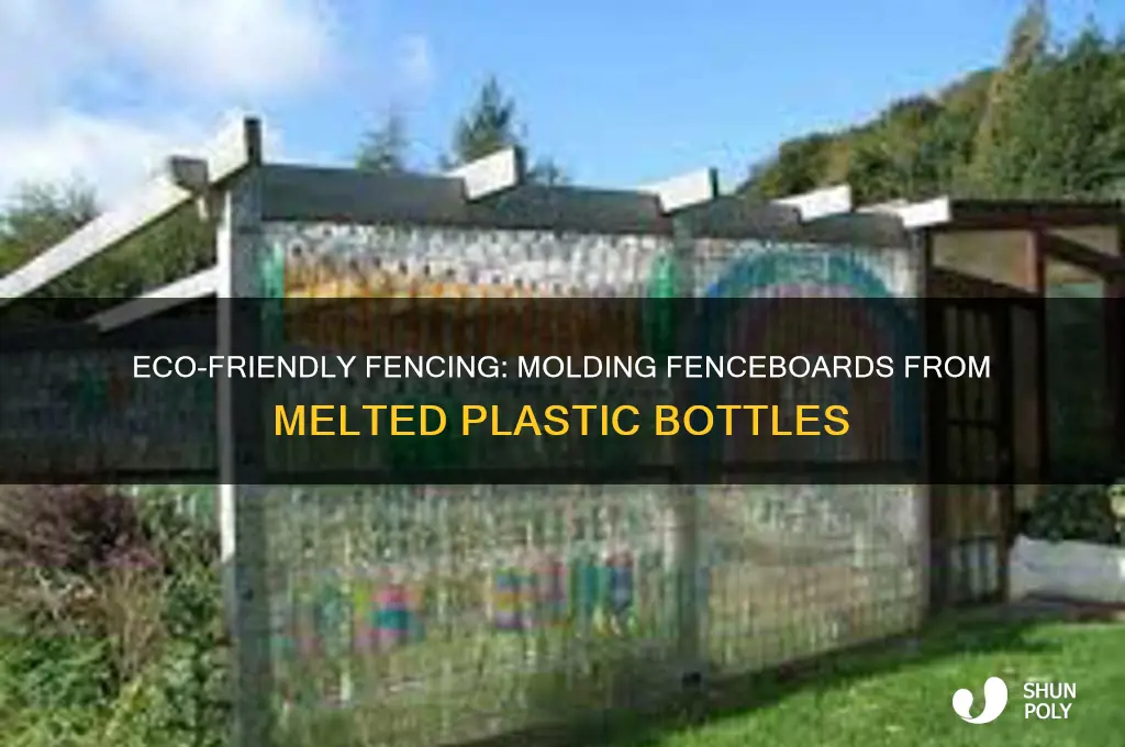 can you mold fenceboards feom melted plastic bottles