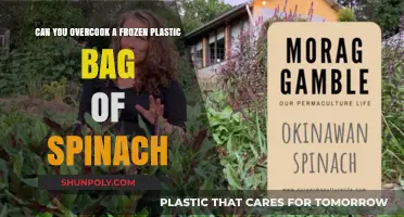 Overcooking Frozen Spinach: What's Too Much?