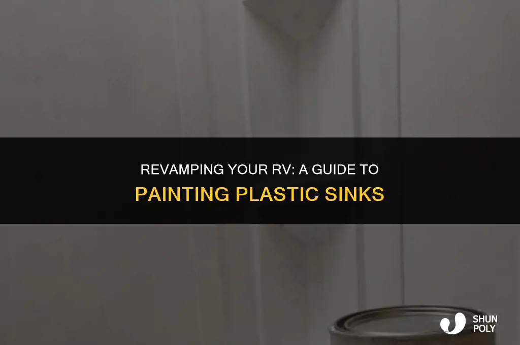 can you paint a plastic rv sink