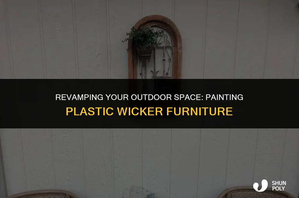 can you paint plastic wicker